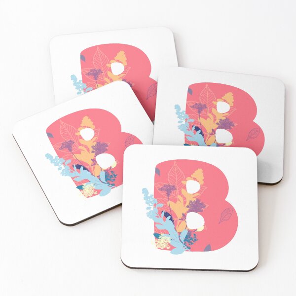 Item preview, Floral Monogram | Pink B designed and sold by MillwoodEngrave.
