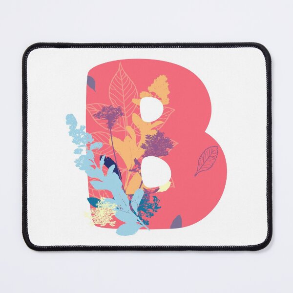 Item preview, Floral Monogram | Pink B designed and sold by MillwoodEngrave.
