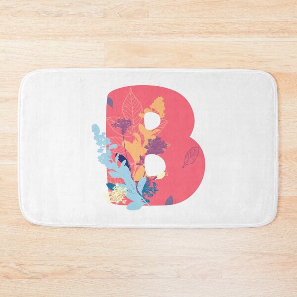 Item preview, Floral Monogram | Pink B designed and sold by MillwoodEngrave.