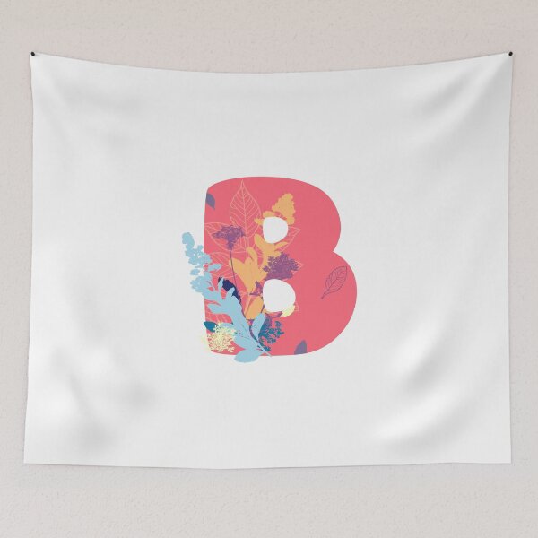 Item preview, Floral Monogram | Pink B designed and sold by MillwoodEngrave.