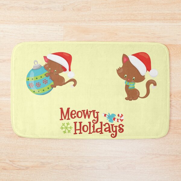Item preview, Winter holiday/Christmas sticker pack - Meowy holidays designed and sold by Kidzz.