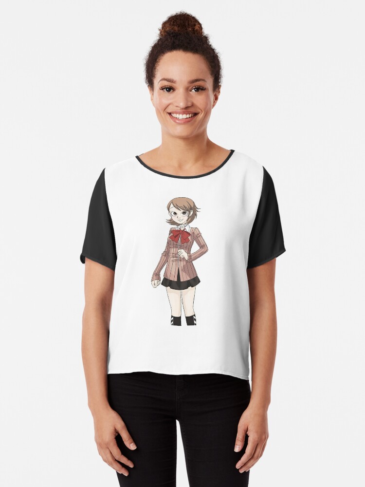 Yuka-tan" T-shirt for by panplutonic | Redbubble | yukari clothes - yukari takeba women's clothes - persona