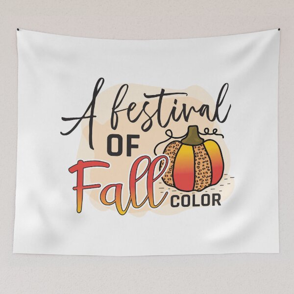 Item preview, A Festival of Fall Watercolor Design - Trendy Pumpkin Fall Design for Fall Lovers & Thanksgiving designed and sold by Prince - Bestseller ★★★★★.