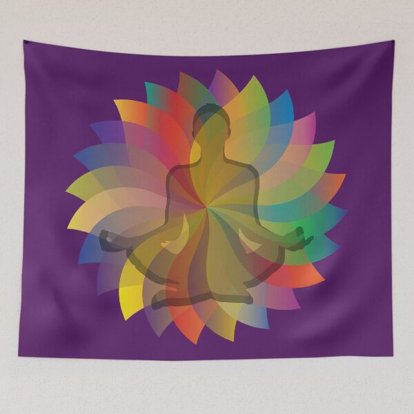 Item preview, Yoga Spirit of the Rainbow designed and sold by Kwayako.