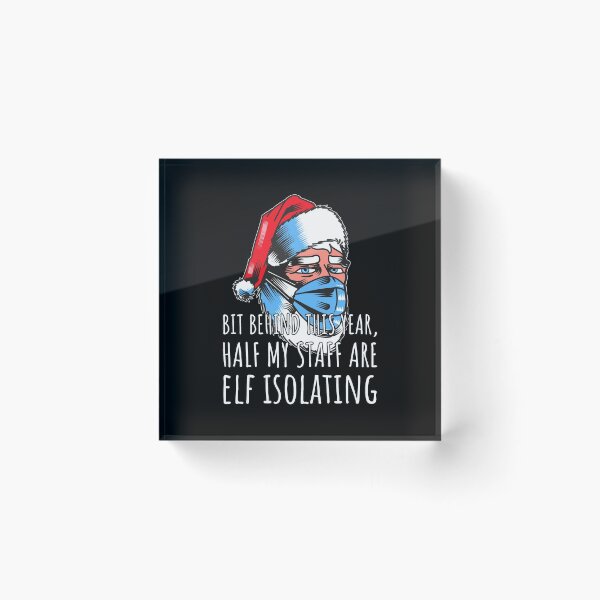Item preview, Elf Isolating Funny Christmas Work Humour Graphic designed and sold by GO SHIRT-TEE.