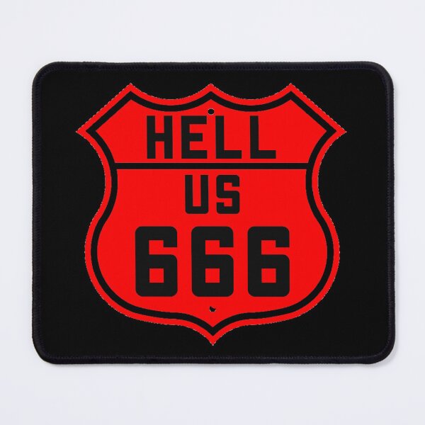 Item preview, U.S. Route 666 designed and sold by Hellbilly Designs.
