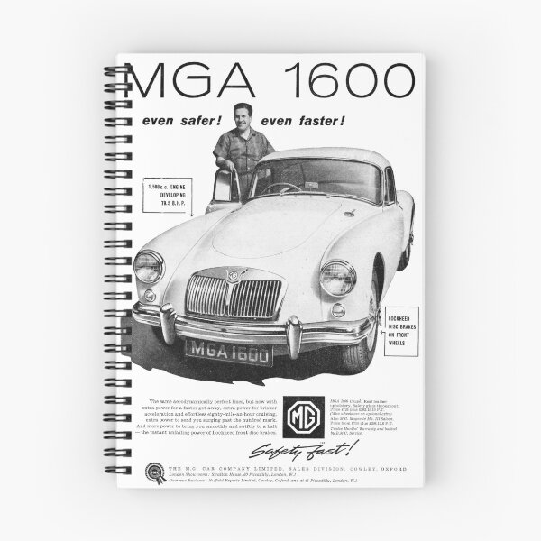 Item preview, Vintage MGA car advert, 1960 designed and sold by Random Railways.