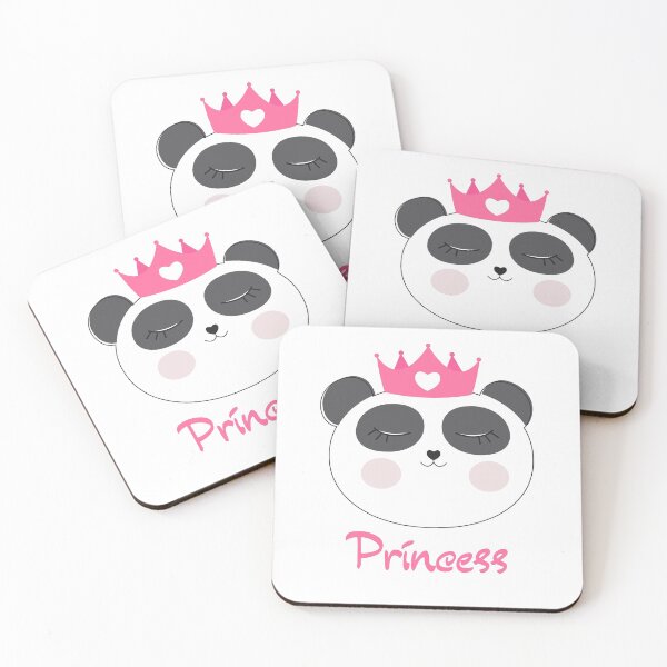 Item preview, Cute Animal Friendly Panda Princess Sticker designed and sold by theNane designs.