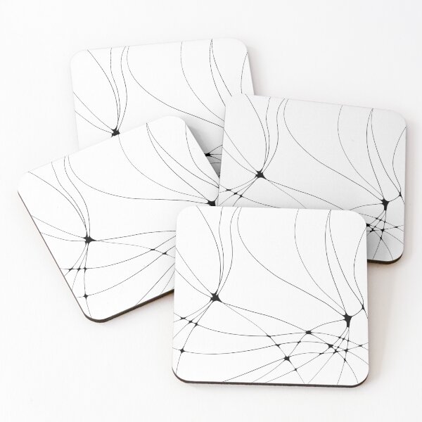 Item preview, Geometric Lines Neurographics b&w Brain Art Hand Drawing Minimalistic Design  designed and sold by MirgoDesign.