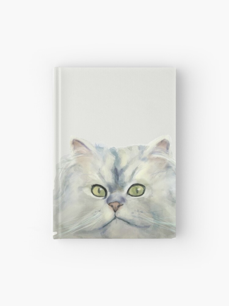 Cuaderno for Sale con la obra «Cara de muñeca Gato persa Acuarela