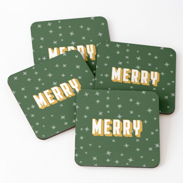 Item preview, Merry Christmas green design designed and sold by Smiley-10.