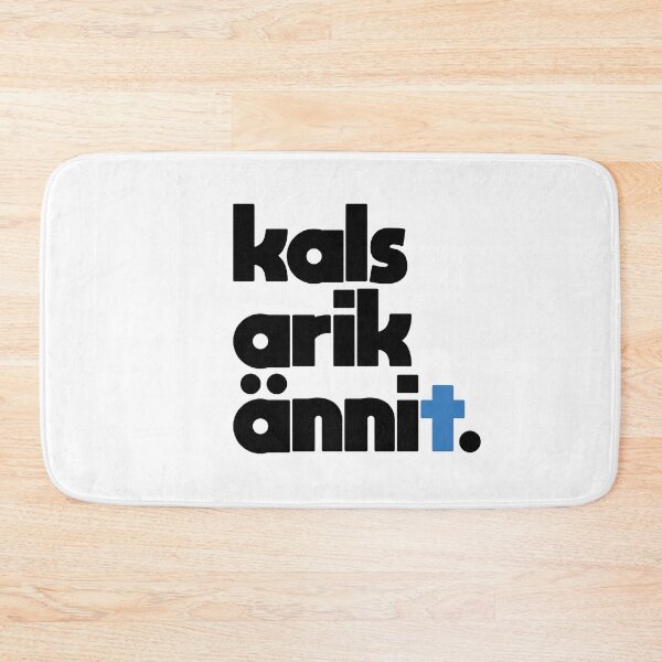 Item preview, Kalsarikkännit (black text) designed and sold by monkeyfracas.