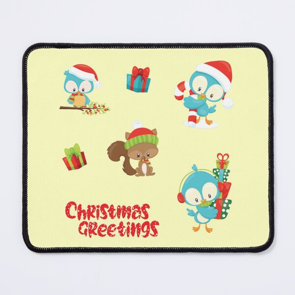 Item preview, Winter holiday/Christmas sticker pack - Winter woodland cuties designed and sold by Kidzz.
