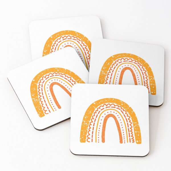 Item preview, Orange Autumn Aesthetic Rainbow designed and sold by KTCreativeSide.