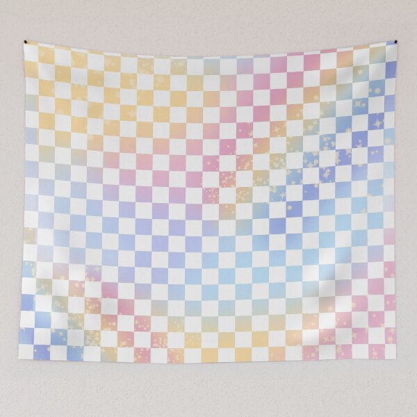 Item preview, Pastel Rainbow Checkerboard Pattern designed and sold by KathrinLegg.