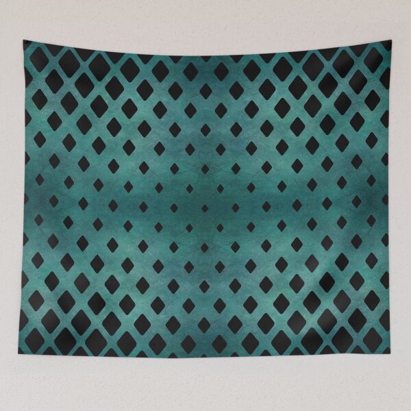 Item preview, Black and Blue Rhombus designed and sold by Queen Feles.