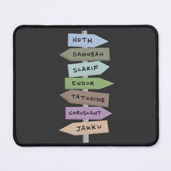 Item preview, Galactic Crossroads Signs designed and sold by Planet-Pop.