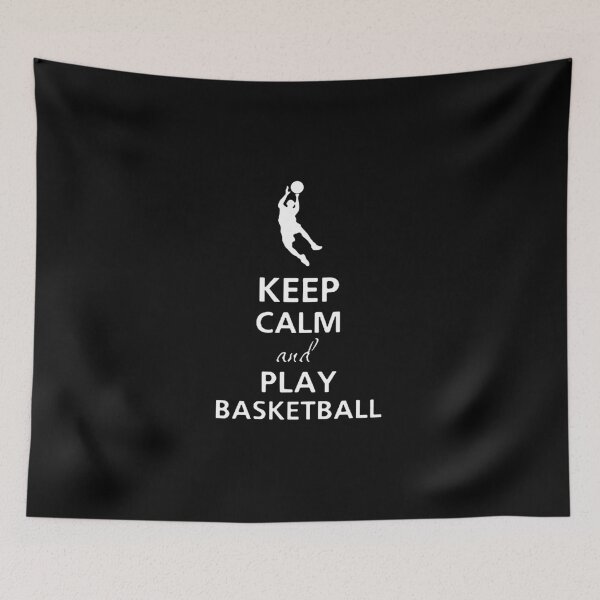 Item preview, Keep Calm and Play Basket Ball Player Classic Gift Premium Apparel Funny Holiday Xmas designed and sold by DesignByHeartUK.