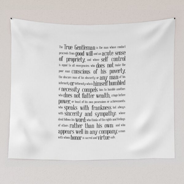 Item preview, The True Gentleman designed and sold by Matthew Tyrrell.