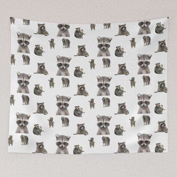 Item preview, Racoon sticker pack designed and sold by starseedgems.