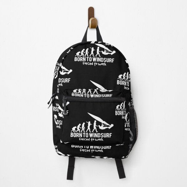 Item preview, Born to windsurf foreced to work Born to Surf Evolution of Windsurfing Gift Premium Apparel Funny Holiday Xmas designed and sold by DesignByHeartUK.