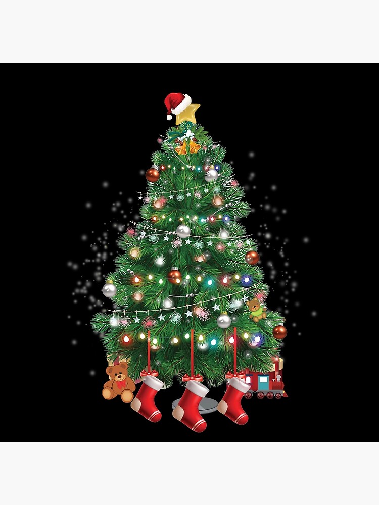 Thumbnail 2 of 2, Tote Bag, A North Pole Christmas Tree™ designed and sold by TeelieTurner.