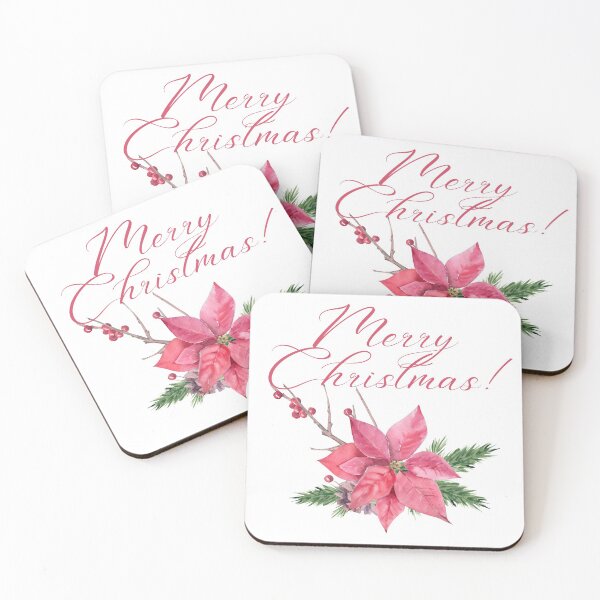 Item preview, Merry Christmas! Beautiful Pink Christmas Flower designed and sold by fowons.
