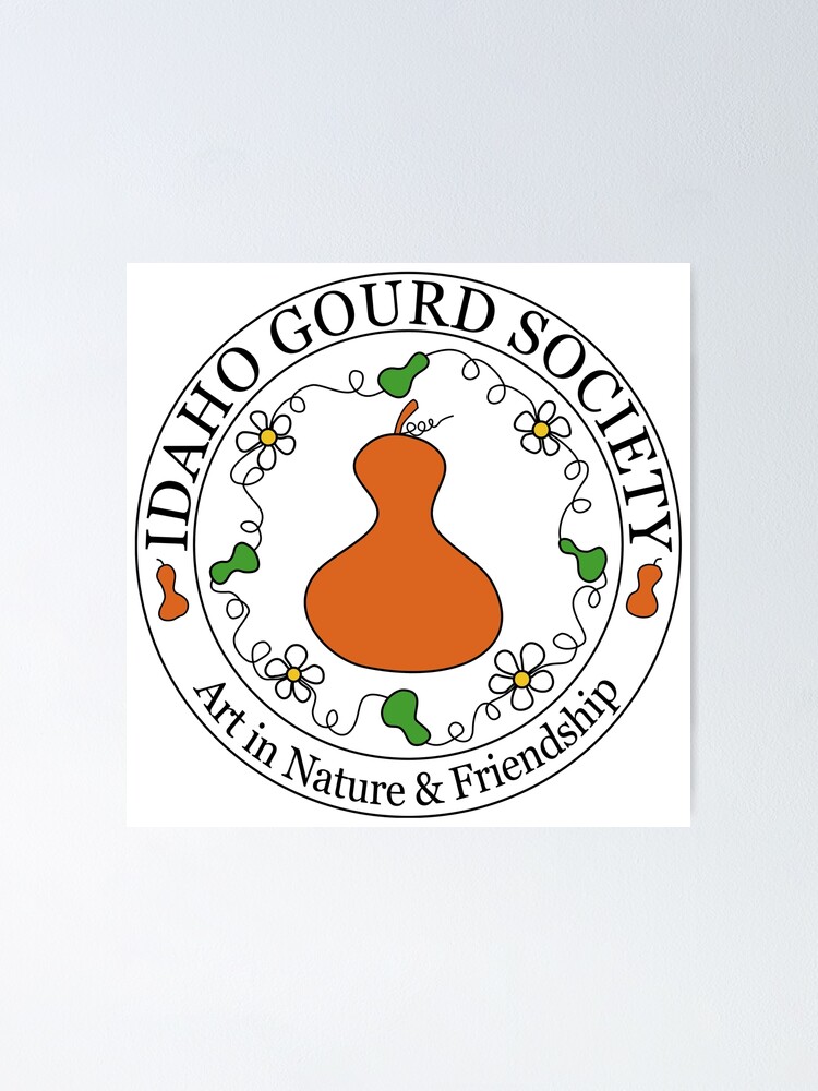 "Idaho Gourd Society Logo" Poster for Sale by chrisinart Redbubble