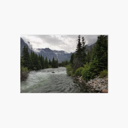 Montana Stream Art Board Print