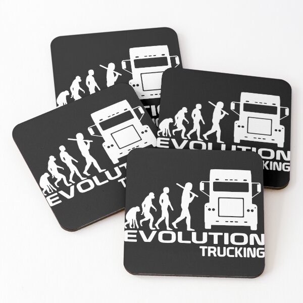 Item preview, I love Trucking Evolution of Trucking Best Trucking dad Gift Premium Apparel Funny Holiday Xmas designed and sold by DesignByHeartUK.