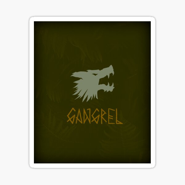 Vampire The Masquerade Bloodlines Gangrel clan Sticker
