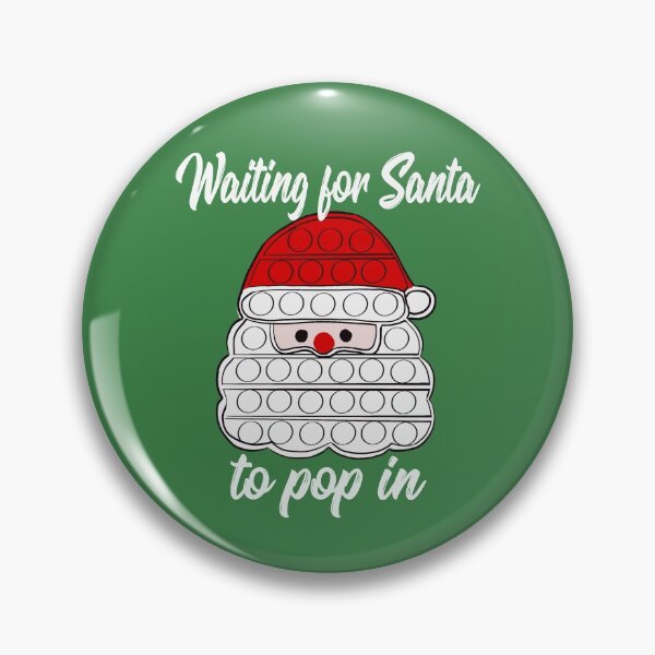 Item preview, Santa Fidet popper Christmas design, Christmas pop it illustration designed and sold by FreckledBliss.