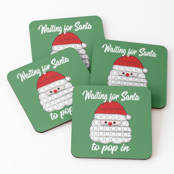 Item preview, Santa Fidet popper Christmas design, Christmas pop it illustration designed and sold by FreckledBliss.