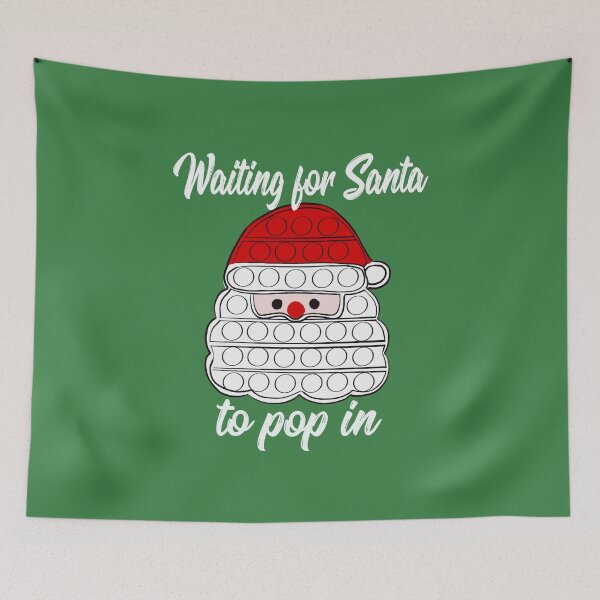 Item preview, Santa Fidet popper Christmas design, Christmas pop it illustration designed and sold by FreckledBliss.