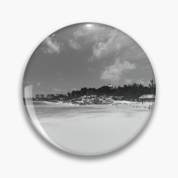 Item preview, Black and White Tropical Beach designed and sold by LooksFly Print.