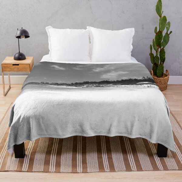 Item preview, Black and White Tropical Beach designed and sold by LooksFly Print.