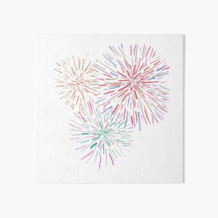 Fireworks Art Board Print