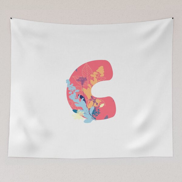 Item preview, Floral Monogram | Pink C designed and sold by MillwoodEngrave.