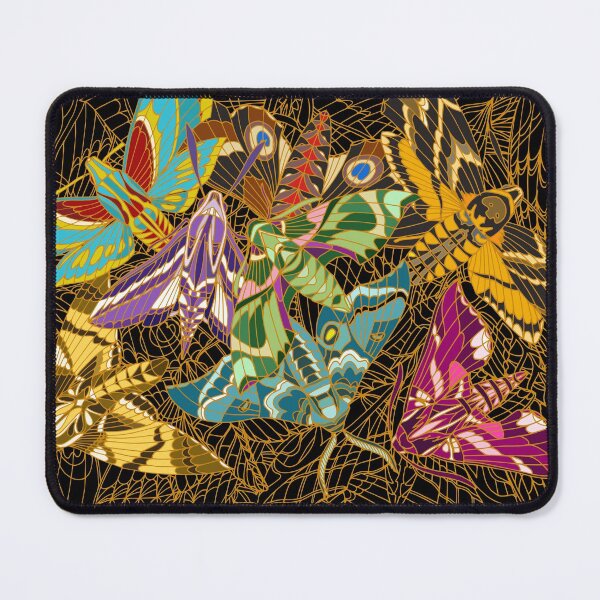 Item preview, Hawk moths (dark) designed and sold by kataszep.