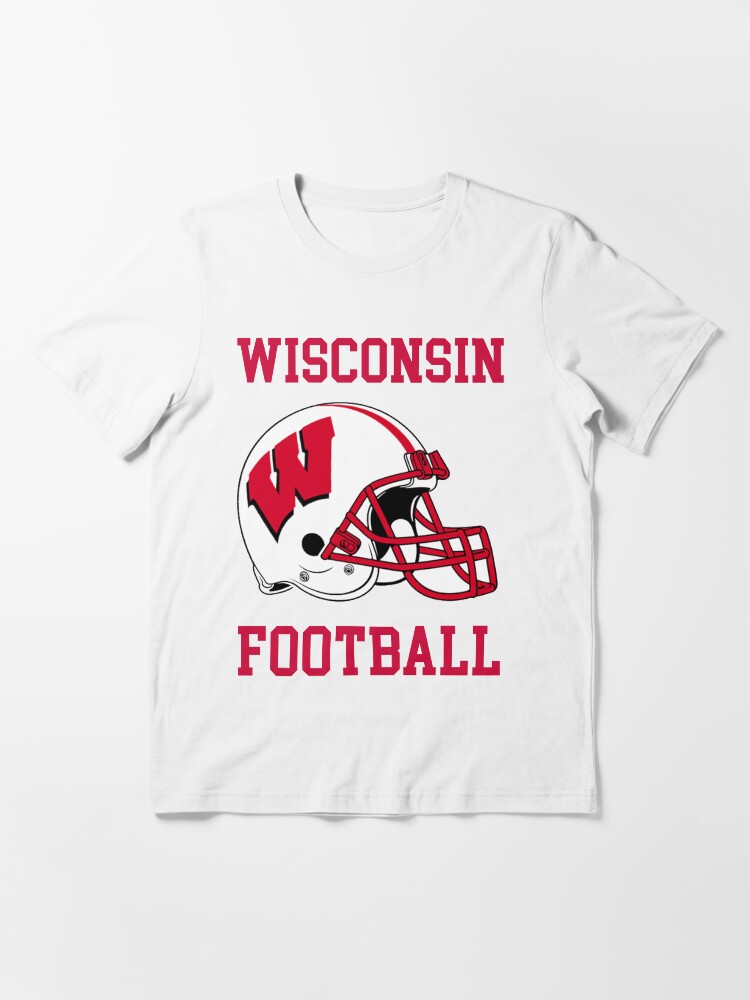 Wisconsin Badgers Charcoal Slimmer-Fit Icon Logo T Shirt 