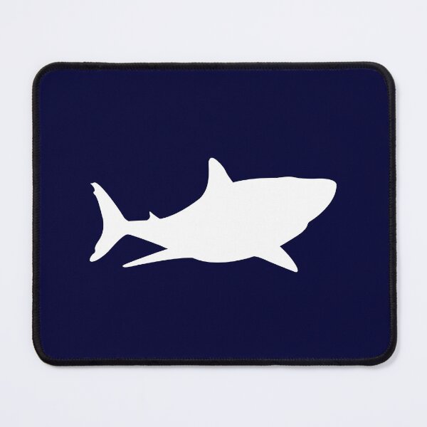 Item preview, Shark Silhouette On Navy Blue designed and sold by rewstudio.