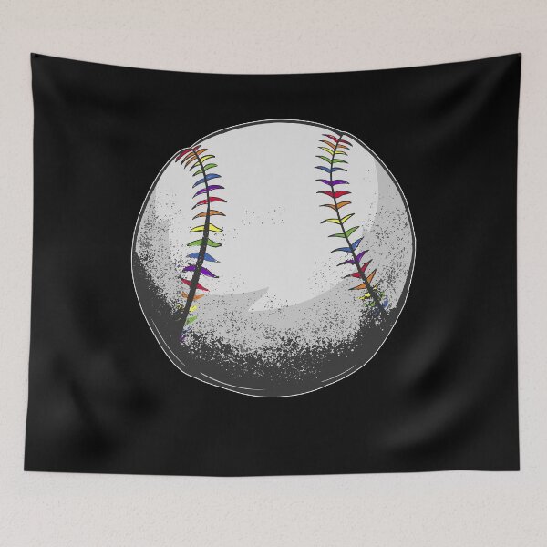 Item preview, Baseball Rainbow Stitches - Athletes Sports Teams Fans designed and sold by artfulnotebook.