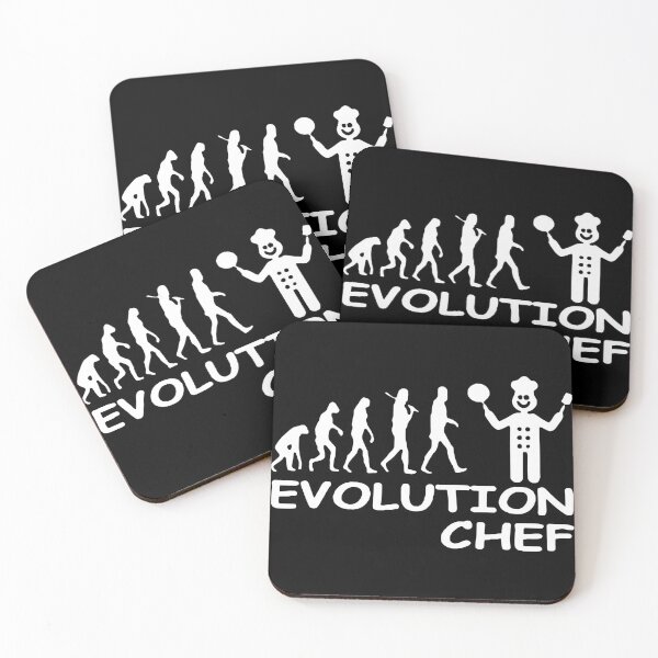 Item preview, Born to become Chef Evolution Chef Masterchef Gift Premium Apparel Funny Holiday Xmas designed and sold by DesignByHeartUK.