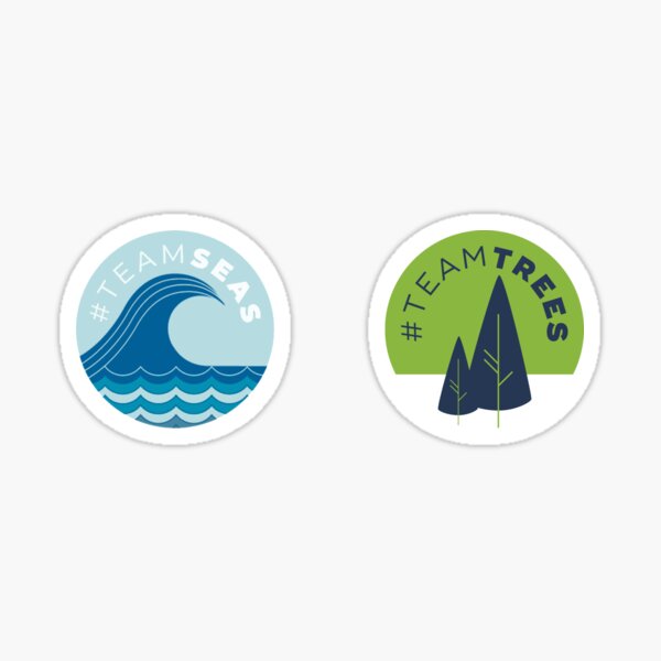 #TeamSeas & #TeamTrees Sticker