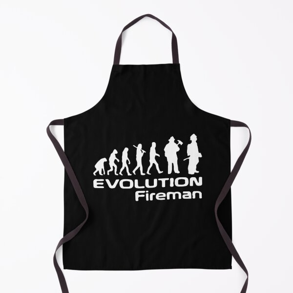Item preview, Firefighter Evolution of Fireman Hero my dad is fireman Gift Premium Apparel Funny Holiday Xmas designed and sold by DesignByHeartUK.