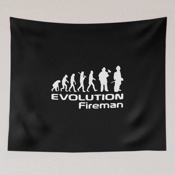Item preview, Firefighter Evolution of Fireman Hero my dad is fireman Gift Premium Apparel Funny Holiday Xmas designed and sold by DesignByHeartUK.