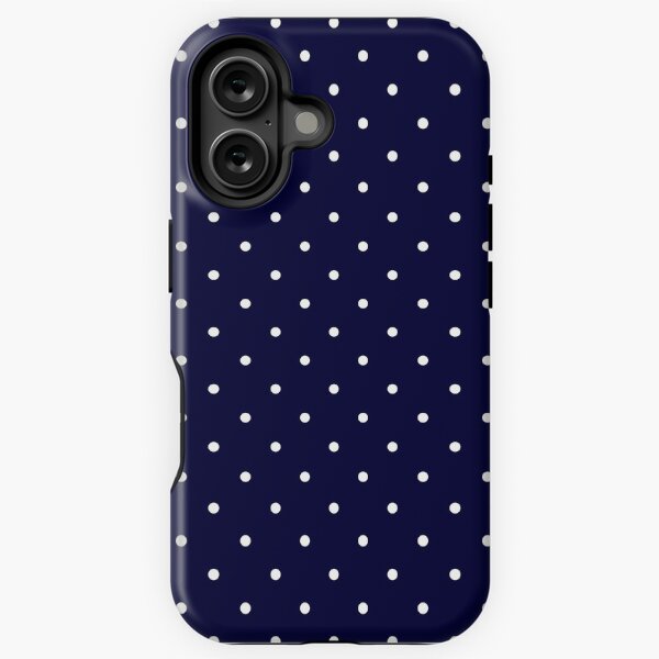 Item preview, Navy Blue White Polka Dots designed and sold by rewstudio.