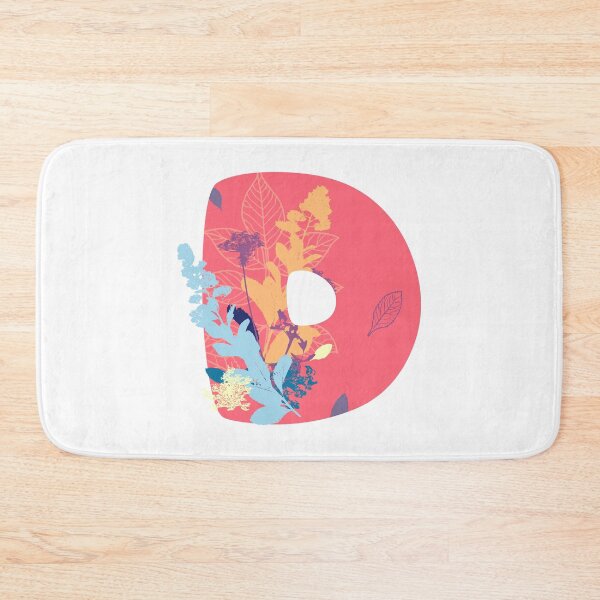 Item preview, Floral Monogram | Pink D designed and sold by MillwoodEngrave.