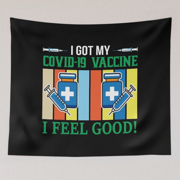 Item preview, I Got My Covid-19  Vaccine,  I Feel  Good! designed and sold by wide26.