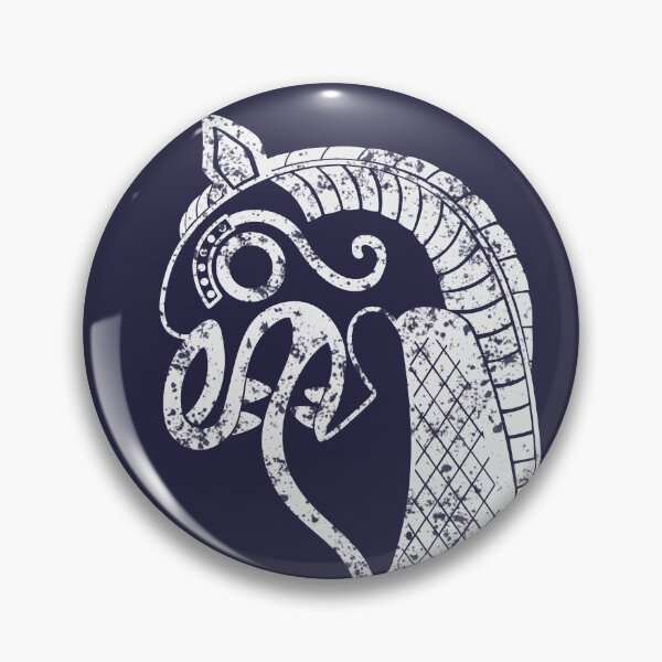 Item preview, Viking Longship Prow Beast Design in Warrior White designed and sold by Spammabelle.